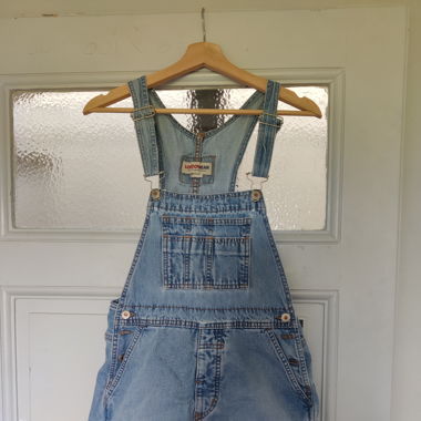 JEANS LATZHOSE KURZ