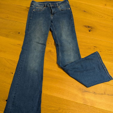 Flared jeans dunkelblau 