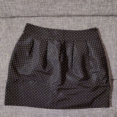 Minigonna ZARA Basic a pois