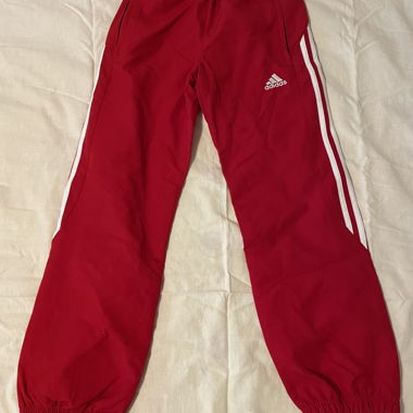 Red Adidas Tracksuit Pants