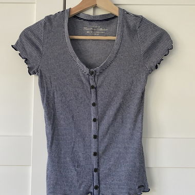 Hollister Striped Cardigan XS