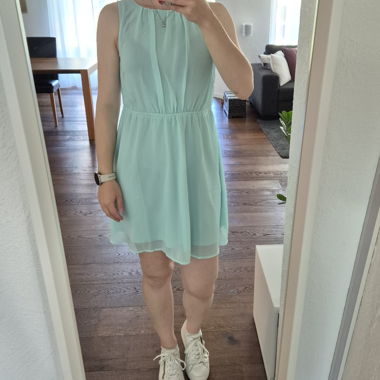 Robe d’été couleur menthe