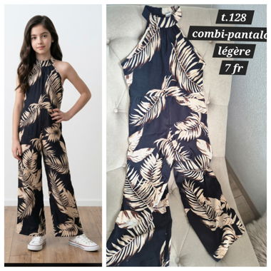 Gedruckter Jumpsuit für Mädchen, Grösse 128