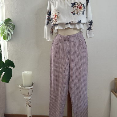 Pantaloni Kookai leggeri con stampa Taglia 38