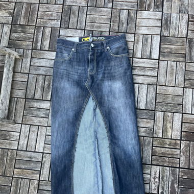 jeans skirt with slit