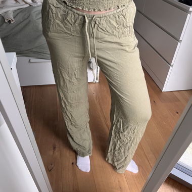 Pantaloni a gamba larga Clockhouse Taglia 36