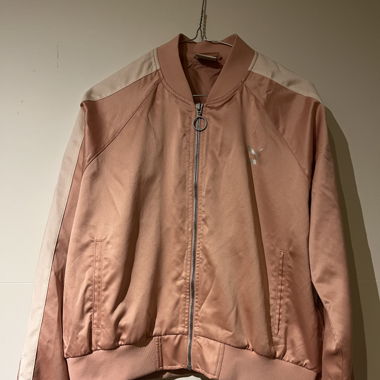 Dünne Bomberjacke rosa