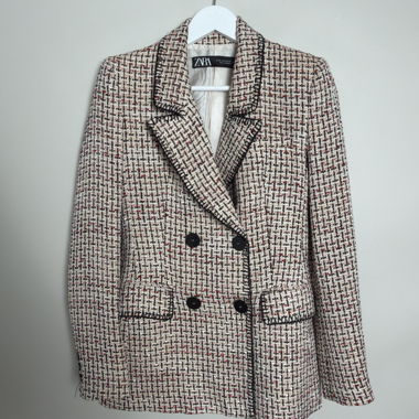 Blazer en tweed ZARA