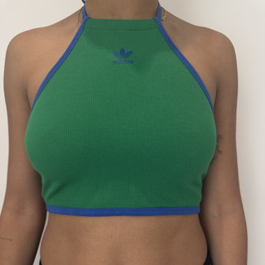 Adidas halter crop top