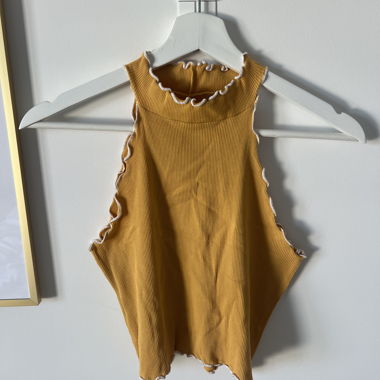 Crop Top Coste Giallo