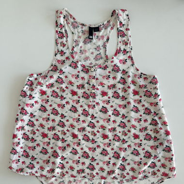 Top mit Blumenmuster