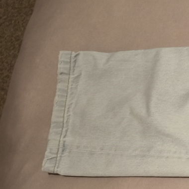 Washed denim, light blue jeans