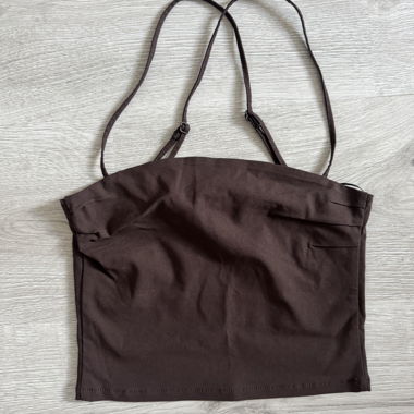Brown Crop Top - H&M