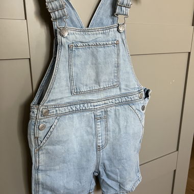 Zara Kids Denim Dungaree Shorts