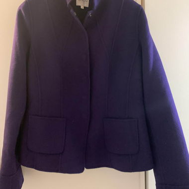 Veste violette Armani 100% cachemire