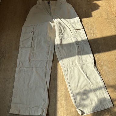 Cremefarbene Hose