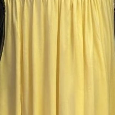 Yellow strapless maxi dress