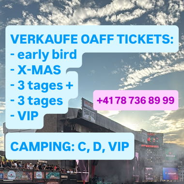 openair frauenfeld oaff oaf ticket