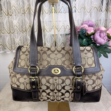Tasche à rabat vintage Coach Hampton 100% originale