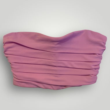 Bustier crop top Zara effet vagues - Taille S