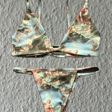 New Girl Order Bikini with Renaissance Print
