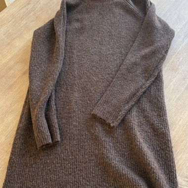 Brown Turtleneck Dress