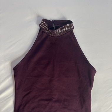Purple top with mini diamonds 