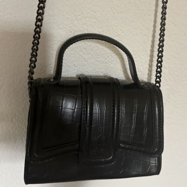 Sac noir Zara avec chaîne (réglable)