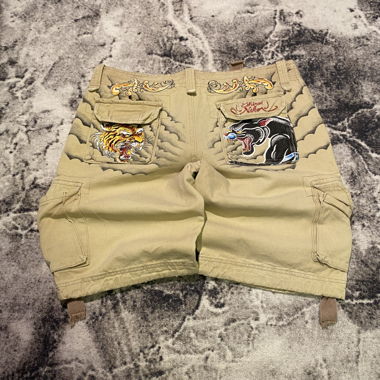 Ed Hardy style & Shiroi Neko cargo shorts 