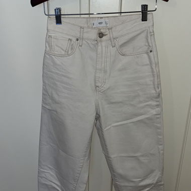 Mango Denim Mom Jeans Offwhite Grösse 34