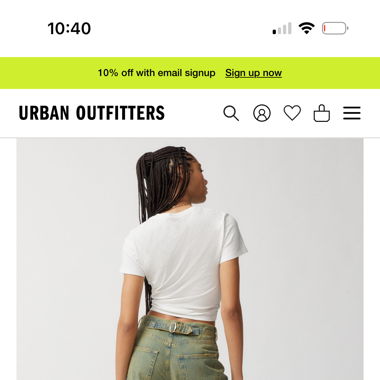 BDG Logan Buckle Baggy Boyfriend Jeans