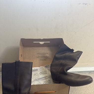 Bottes”Gardiane” ELLA cuir marron