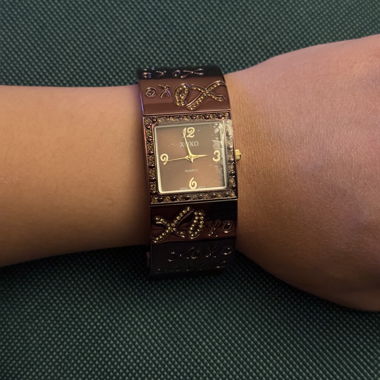 orologio donna chunky bronzo/marrone