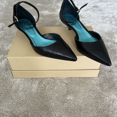 Black Slingback Heels