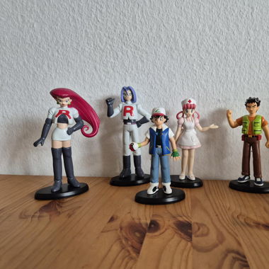 6x Pokémon Figuren 1998 von TOMY