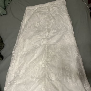 long white skirt