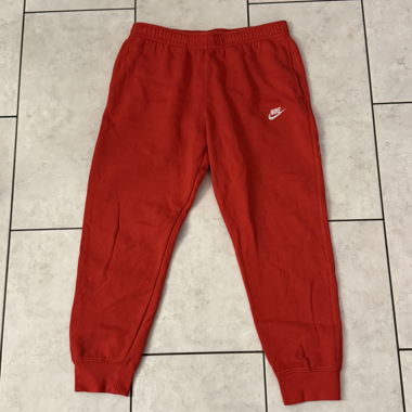 Red Nike sweatpants