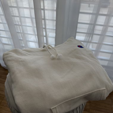 Champion Weave Hoodie Creme S