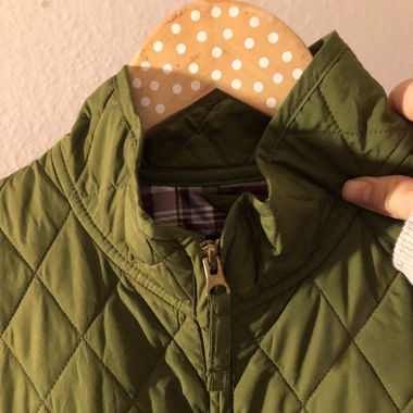 grüne übergangsjacke