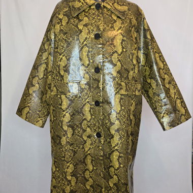 Manteau Baum und Pferdgarten au motif serpent Oversized