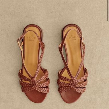 Sézane LOW Sandalen Rosa neu