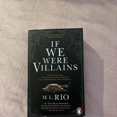 If we were Villians M.L. Rio