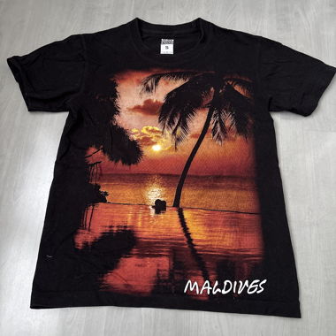 Maledives T-Shirt schwarz S