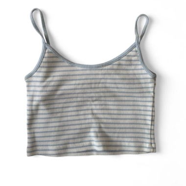 Gestreiftes Cropped-Camisole-Top
