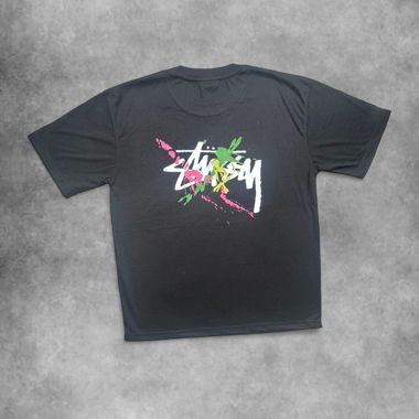 T-shirt nero Stussy