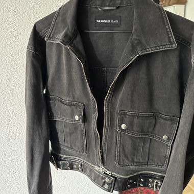 The Kooples Jeans/Lederjacke