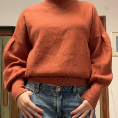 maglione arancione