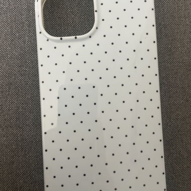 Light blue phone case with dots