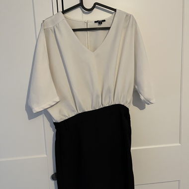 Combi short bicolore noire et blanche taille 38