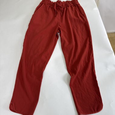 Red Flowy Zara Pants